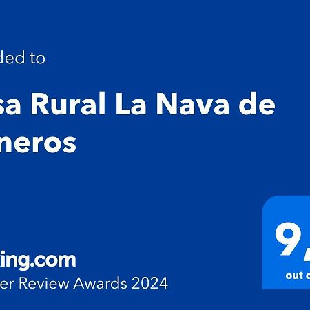Casa Rural La Nava De Tizneros Eksteriør billede